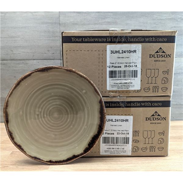 Harvest Linen 9" Plates - Lot of 24 (2 Cases)