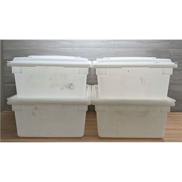 Cambro Food Storage Boxes with Lids  - Lot of 4 (8pcs) | L8-1,R2-1