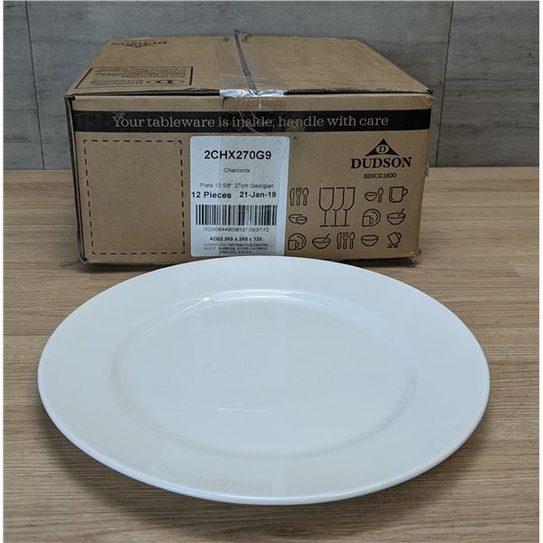 Chamonix 10.63" Wide Rim Plates - Lot of 24 (2 Cases) | CR5/2CHX270G