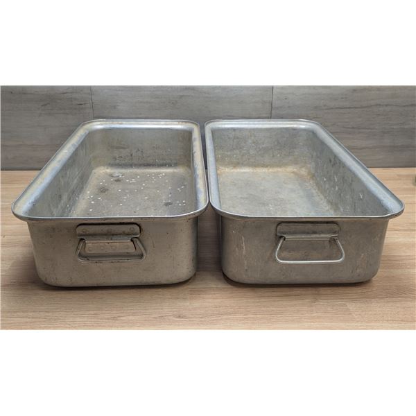 7.5qt Aluminum Roasting Pans - Lot of 2 | FtMC1