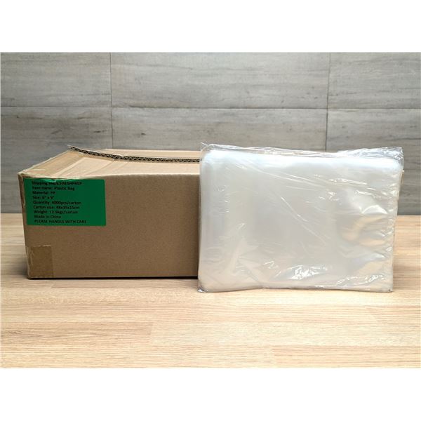 6" x 9" Anti Fog Plastic Bags - Lot of 96000 (24 Cases)