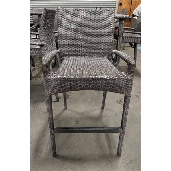 Retana Outdoor Pub Chairs - Lot of 4