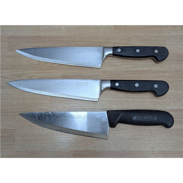 Forged Chef's Knives - Lot of 3