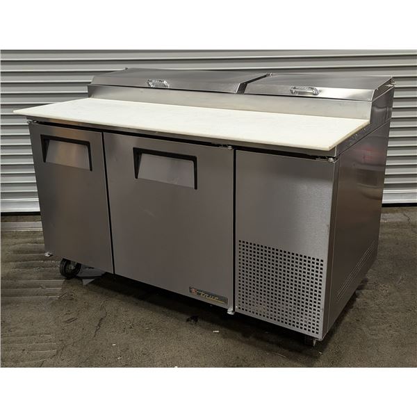 True TPP-60 60" Double Door Refrigerated Pizza Prep Table | 3030/L9
