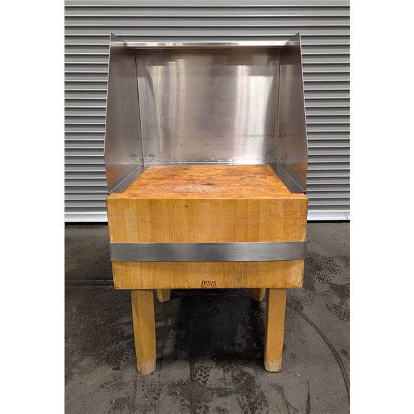 John Boos Butcher Block W/Stainless Steel Surround | LBD