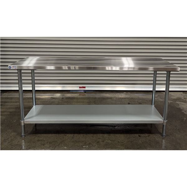 72" x 24" Stainless Steel Work Table, Omcan 22068 | ML6-1