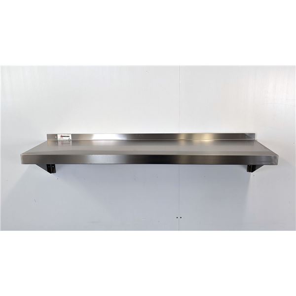 48" x 12" Stainless Wall Shelf, Omcan 22110