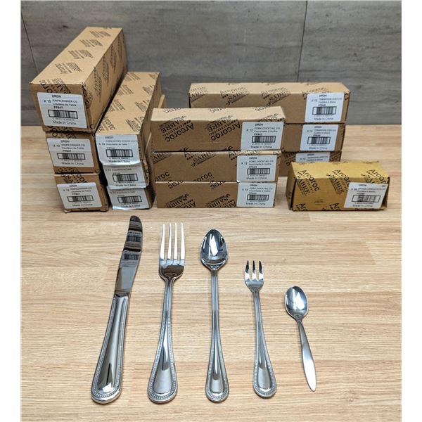 Arcoroc Sabre Heavyweight Cutlery - Lot of 180 Pieces