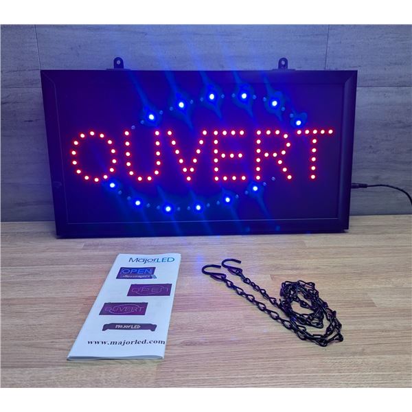 LED Rectangular Ouvert Sign Board