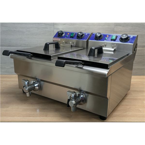 DZL-20V Double Tank Electric Fryer | MR2-2