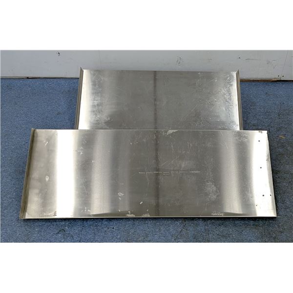 41-1/2" & 36" Stainless Steel Wall Sheves - Lot of 2pcs | AH10/L4