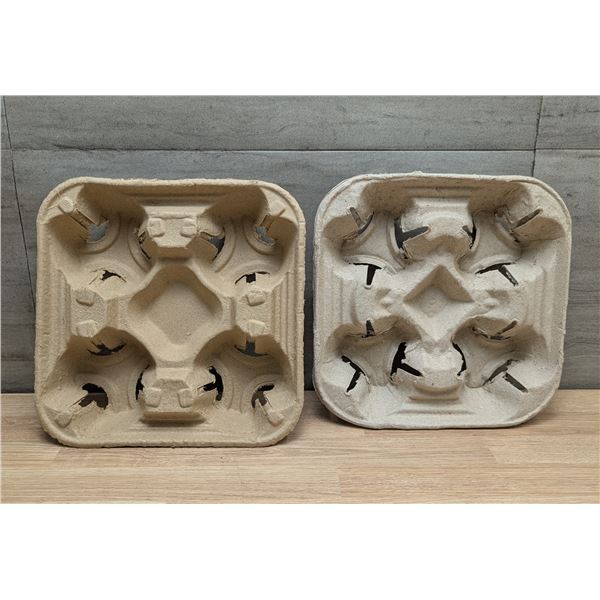 Assorted 4 Cup Carrier Trays - Lot of Approx. 900pcs | Ft2
