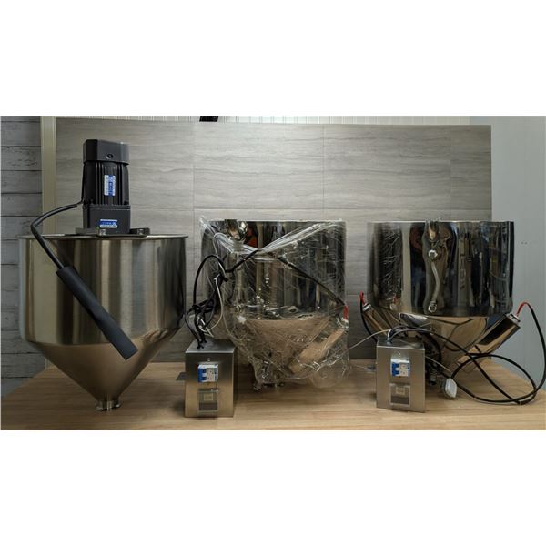 2 Electric Hoppers & Electric Paddles - Lot of 3pcs | R3