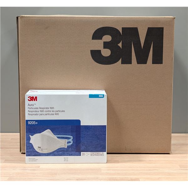 3M Aura N95 Particulate Respirators - Lot of 240 ( 1 Case ) | L8-1