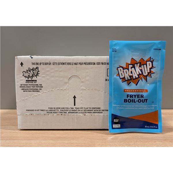 Break-Up Professional Fryer Boil-Out 59mL - Lot of 36 ( 1 Case ) | EC4
