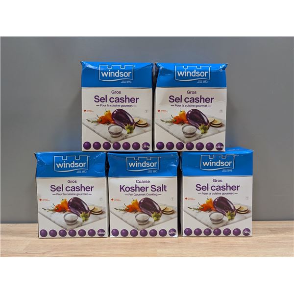 Windsor Kosher Salt, 1.36kg - Lot of 5 | L4-2