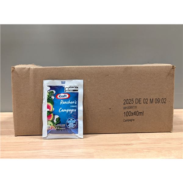 Kraft Rancher's Campagne, 40mL - Lot of 100 ( 1 Case ) | L3-2
