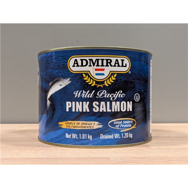 Admiral Wild Pacific Pink Salmon, 1.81Kg - Lot of 6 ( 1 Case ) | L3-2