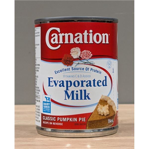 Carnation Evaporated Milk, 354mL - Lot of 31 | L3-1
