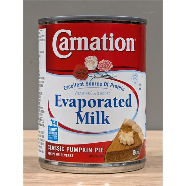 Carnation Evaporated Milk, 354mL - Lot of 31 | L3-1