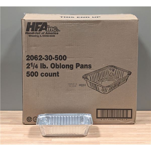 HFA 2 1/4Lb Oblong Pans - Approx. 450cnt  | PC1