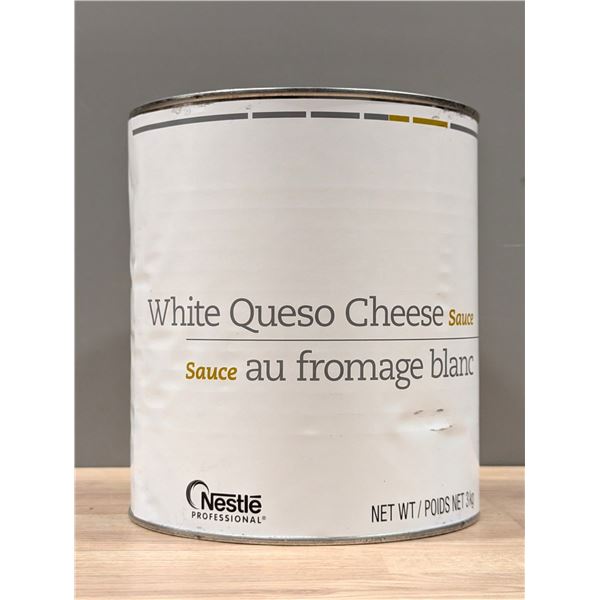Nestle Professional White Queso Cheese Sauce 3Kg - Lot of 5 | CanRack19