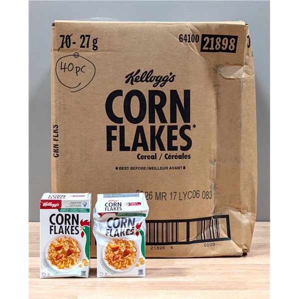 Kellogg's Corn Flakes 27g  - Lot of 40 | Cooler1
