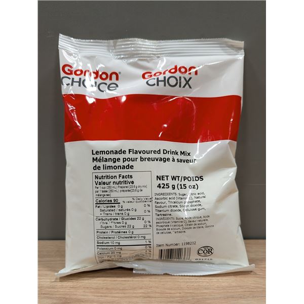 Gordon Choice Lemonade Flavoured Drink Mix, 425g - Lot of 8 | Cooler2