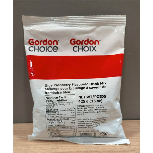 Gordon Choice Blue Raspberry Flavoured Drink Mix, 425g - Lot of 11 | Cooler2