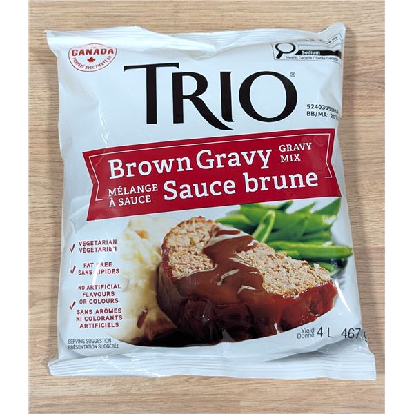 Trio Brown Gravy, Mix 467g - Lot of 7 | Cooler2