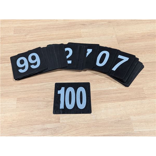 Table Number Cards  | MM1
