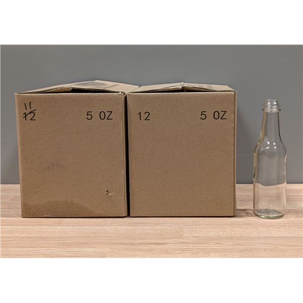 5oz Glass Bottle - Lot of 23 | Rack J / J-5