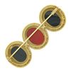 Image 3 : Kieselstein Cord Vintage 18k Green Gold Bloodstone Carnelian Intaglio Brooch Pin
