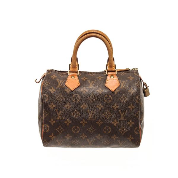 Louis Vuitton Brown Monogram Speedy 25 Handbag