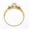 Image 8 : Antique Victorian 10k Gold 1.39 ctw Diamond 3 Stone w/ Open Sides Engagement Rin