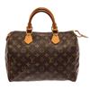 Louis Vuitton Brown Monogram Leather Speedy 30 Satchel Bag
