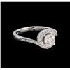 0.96 ctw Diamond Ring - 14KT White Gold