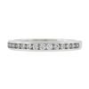 Image 4 : Tiffany & Co. Plat 0.30 ctw Channel Diamond 2.6mm Petite Stack Wedding Band Ring