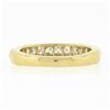 Image 7 : NEW 18k Yellow Gold 2.0 ctw French Cut Channel Diamond Stack Wedding Band Ring