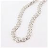 Image 2 : 22.01 ctw G to I COLOR SI1 to I1 CLARITY Diamond Platinum Tennis Necklace