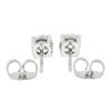 Image 3 : NEW Classic 14K White Gold 0.80 ctw GIA Round Brilliant Cut Diamond Stud Earring