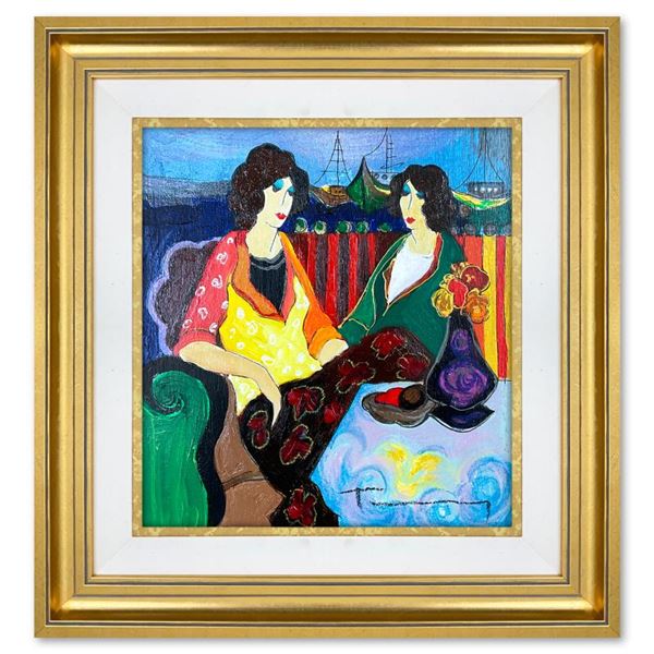 At the Port by Tarkay (1935-2012)