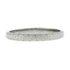 Image 3 : Antique 18K White Gold 2.3mm Engraved Wheat Work Eternity Stackable Band Ring