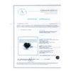 Image 4 : 2.90 ctw Heart Shaped Emerald and 0.63 ctw Diamond 18K White Gold Ring
