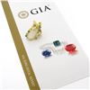 Image 1 : Vintage 18k Gold GIA Pear Cabochon Opal w/ Diamond & Emerald Bark Textured Ring