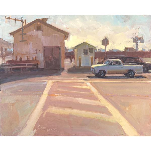 Peachy Parking by Anette Power