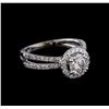 1.27 ctw Diamond Ring - 14KT White Gold