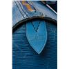 Image 7 : Louis Vuitton Blue Epi Leather Keepall 55 Travel Bag