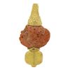 Denise Roberge 22k Yellow Gold Coral w/ Rondelle Citrine Enhancer Pendant