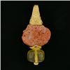 Image 2 : Denise Roberge 22k Yellow Gold Coral w/ Rondelle Citrine Enhancer Pendant